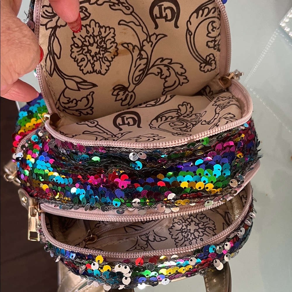 Colorful Sequin Backpack - Picture 13 of 14